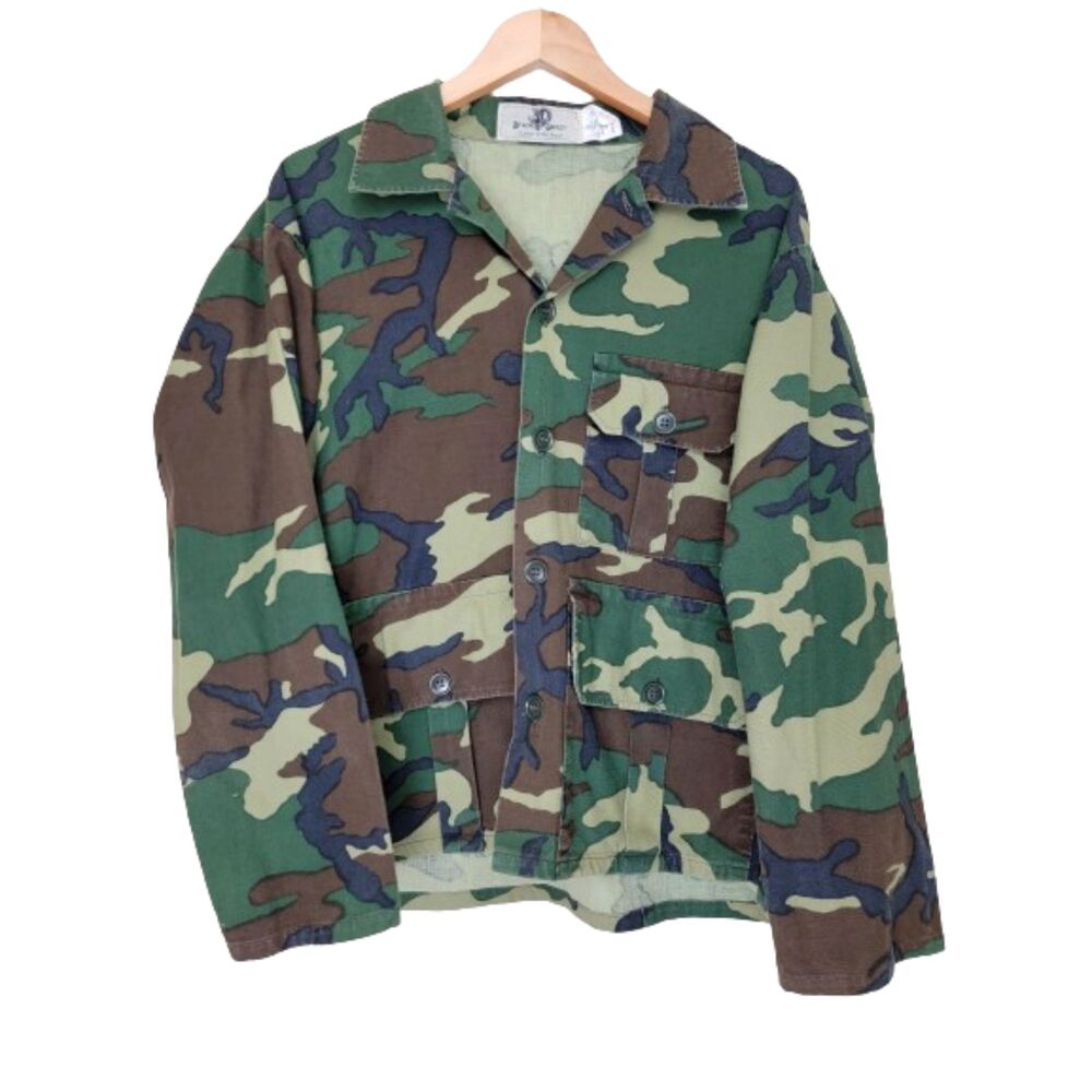Vintage Black Sheep Camo Button Up Shirt - Medium